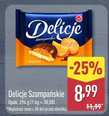 Delicje Szampańskie promocja w Aldi