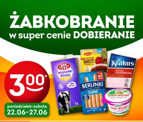 Mleko Wydojone UHT 1,5% Mlekpol promocja w Żabka