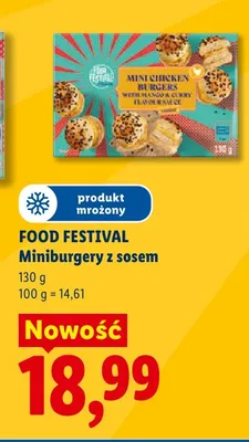 Miniburgery z sosem Food Festival promocja w Lidl