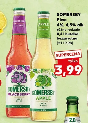 Piwo Somersby Blackberry 4,5% alk. promocja w Kaufland