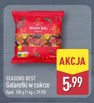 Galaretki w cukrze Seasons Best promocja w Aldi