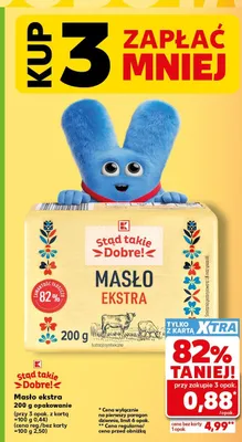 Masło ekstra Stąd takie Dobre! promocja w Kaufland