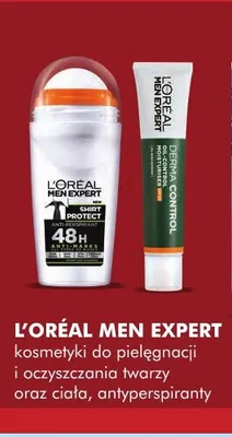 Kosmetyki do pielęgnacji i oczyszczania twarzy oraz ciała i antyperspiranty L'Oreal Men Expert promocja w Super-Pharm