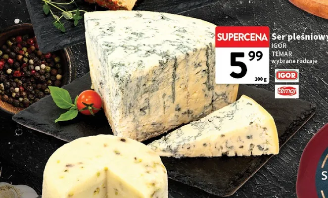 Ser pleśniowy Igor promocja w Intermarche