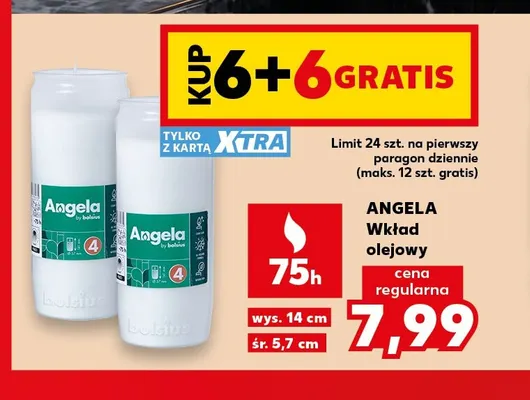 Wkład olejowy Angela promocja w Kaufland