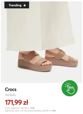 Sandały Crocs promocja w eobuwie.pl