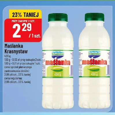 Maślanka Krasnystaw promocja w POLOmarket