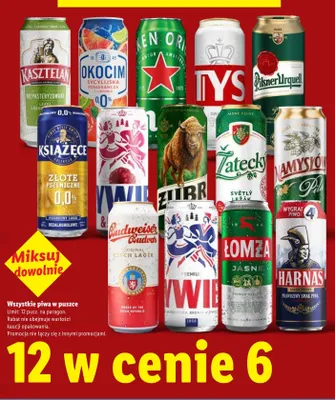 Piwo Namysłów Pils promocja w Lidl