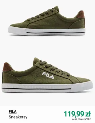 Sneakersy Fila promocja w Deichmann
