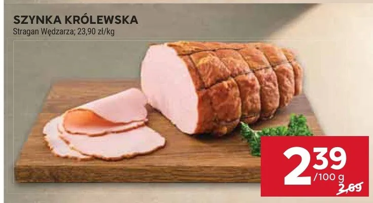 Szynka królewska promocja w Stokrotka