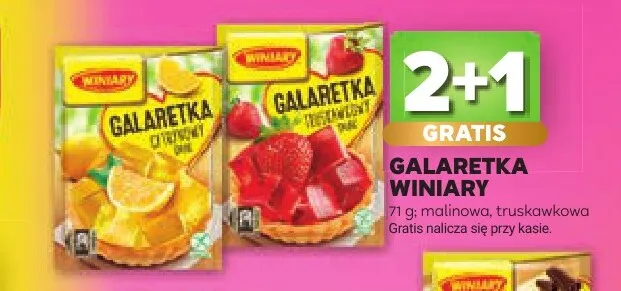 Galaretka truskawkowa Winiary promocja w Stokrotka