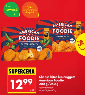 Cheese nuggets Green Chilli American Foodie promocja w Biedronka