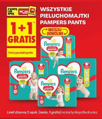Pieluchomajtki Pampers Pants 5 promocja w Biedronka