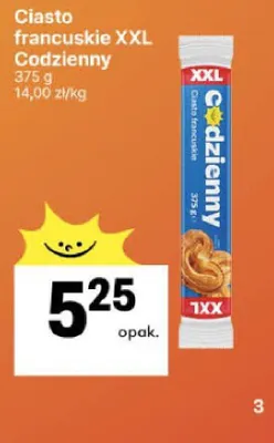 Ciasto francuskie XXL promocja w Delikatesy Centrum