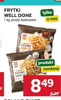Frytki karbowane Well Done promocja w Stokrotka