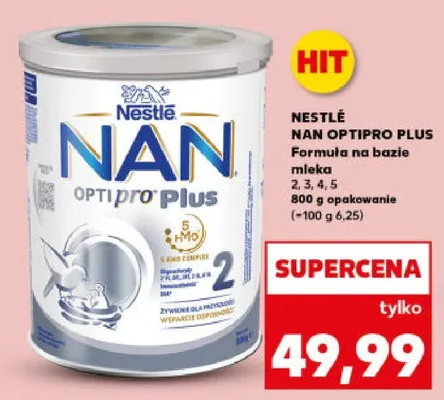 Formuła na bazie mleka 2, 3, 4, 6 promocja w Kaufland