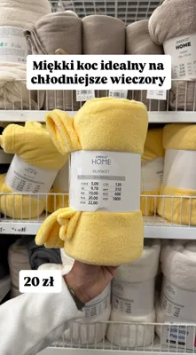 Koc 130x170 cm promocja w Pepco