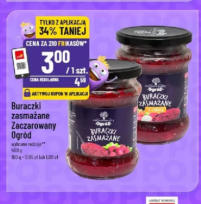 Buraczki zasmażane Zaczarowany Ogród promocja w POLOmarket