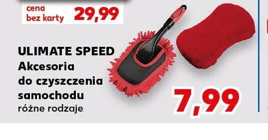 Akcesoria do czyszczenia samochodu Ultimate Speed promocja w Kaufland