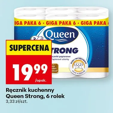 Ręcznik kuchenny Queen Strong promocja w Biedronka