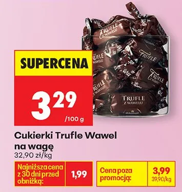 Cukierki Trufle na wagę promocja w Biedronka