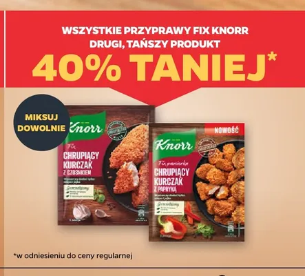 Przyprawy Fix Knorr promocja w Netto