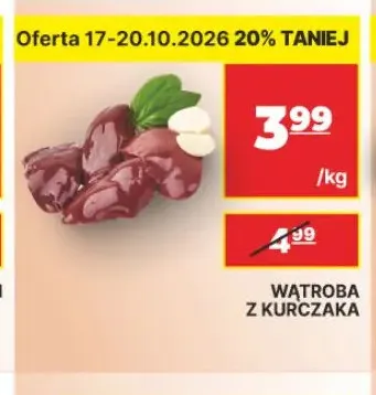 Wątroba z kurczaka promocja w API Market