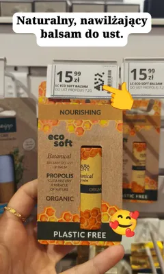 Balsam do ust Laura Conti Eco Soft Botanical Propolis promocja w Hebe