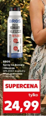 Spray na komary i kleszcze 50% DEET, tropikalny 90 ml opakowanie promocja w Kaufland