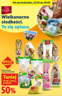 Figurki czekoladowe promocja w Lidl
