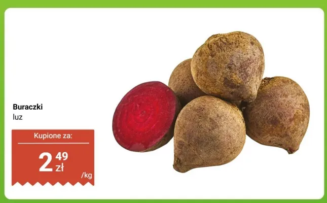 Buraczki luz promocja w Dino