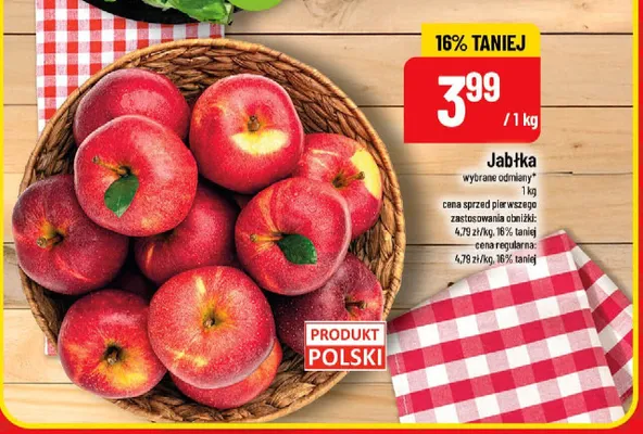 Jabłka polskie promocja w POLOmarket