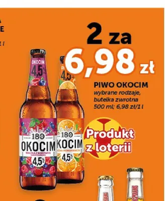 Piwo Okocim Pomarańcza promocja w Groszek