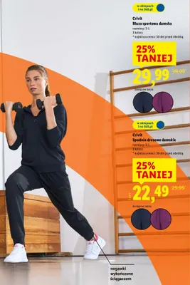 Spodnie dresowe damskie promocja w Lidl