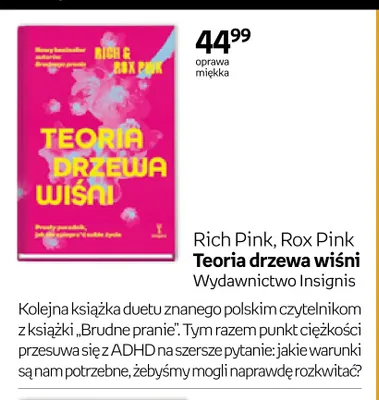 Książka Rich Pink, Rox Pink Teoria drzewa wiśni promocja w Empik