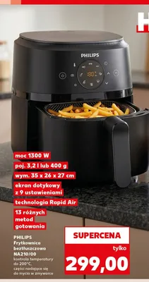 Frytkownica beztłuszczowa Philips NA210/00 promocja w Kaufland
