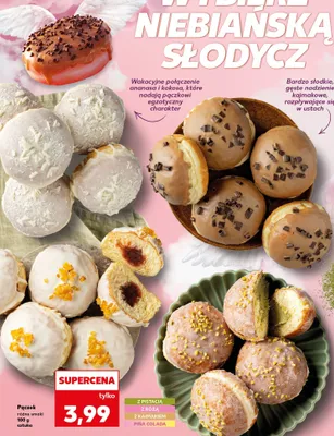 Pączek różne smaki promocja w Kaufland