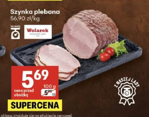 Szynka plebana Wolarek promocja w Delikatesy Centrum