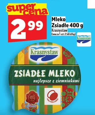 Mleko Zsiadłe promocja w TOPAZ
