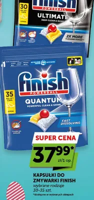 Kapsułki do zmywarki Powerball Ultimate Deep Clean & Shine Lemon promocja w Euro Sklep