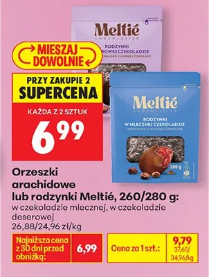 Orzeszki arachidowe w czekoladzie mlecznej promocja w Biedronka