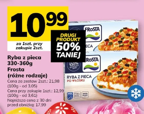 Ryba z pieca (różne rodzaje) promocja w Hitpol