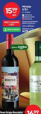 Wino Miratejo promocja w Żabka
