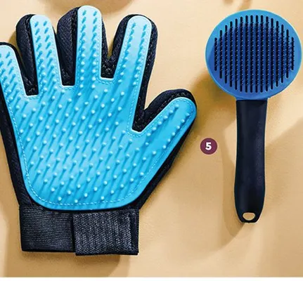 Rękawica lub samoczyszcząca szczotka do czesania sierści promocja w Biedronka