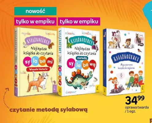 Książka Książkożercy Moja pierwsza książka do czytania promocja w Empik