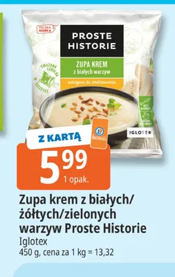 Zupa krem z białych warzyw Proste Historie promocja w Leclerc