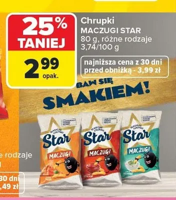 Chrupki Star Maczugi o smaku ketchupu promocja w Carrefour