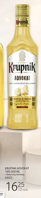 Likier jajeczny Krupnik Advokat 16% 500 ML promocja w Selgros