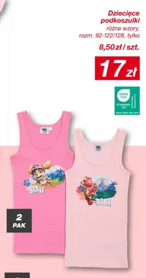 Dziecięce podkoszulki Paw Patrol 2-pak promocja w KiK