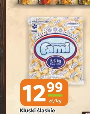 Kluski śląskie Fami Anna promocja w Społem Częstochowa